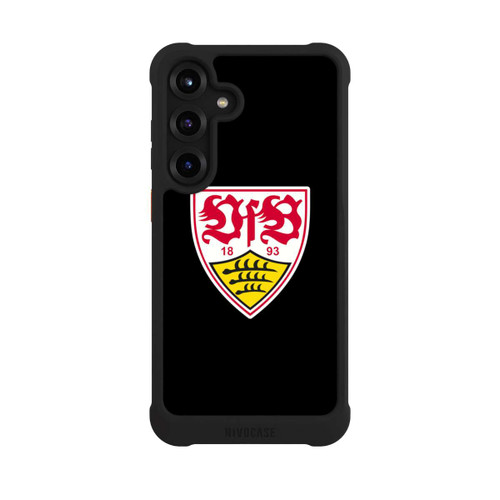 Samsung Galaxy S25+  NIVOmax VfB Stuttgart Wappen Schwarz