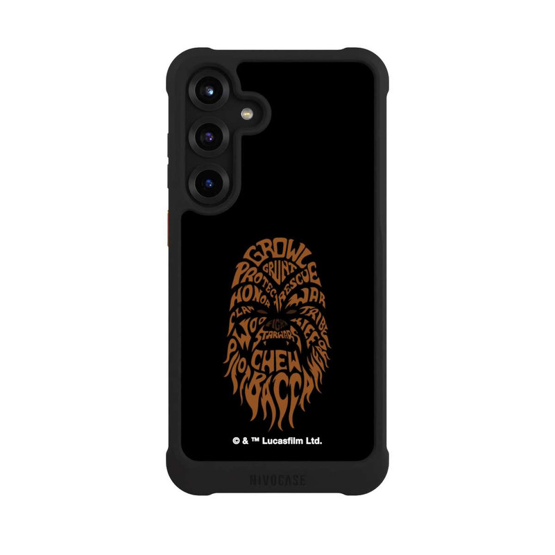 Galaxy S25 + NIVOmax Chewbacca Typo Graphique
