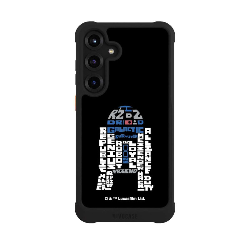 Galaxy S25 + NIVOmax R2-D2 Typo Graphique