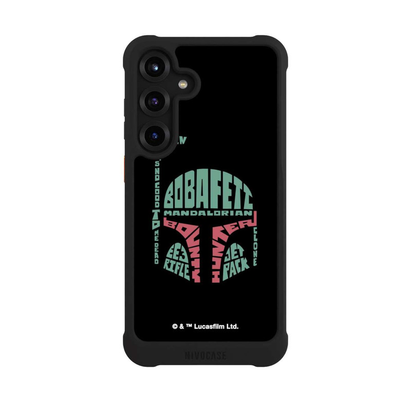 Galaxy S25 + NIVOmax Boba Fett Typo Grafisch