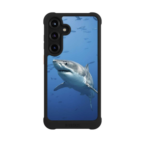 Samsung Galaxy S25+  NIVOmax Grand Requin Blanc