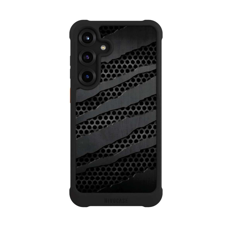 Galaxy S25 + NIVOmax Grey Metal Scratches