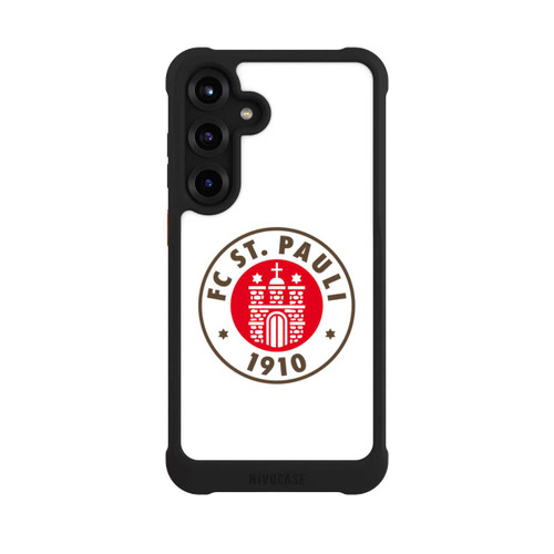 Samsung Galaxy S25+  NIVOmax FC St.Pauli Logo Weiss