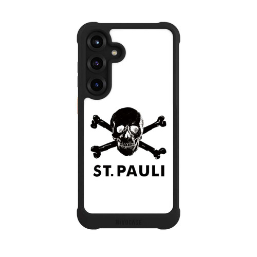 Samsung Galaxy S25+  NIVOmax FC St.Pauli BlackSkull