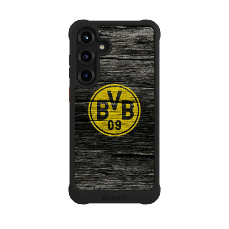 Galaxy S25 + NIVOmax BVB Holzoptik