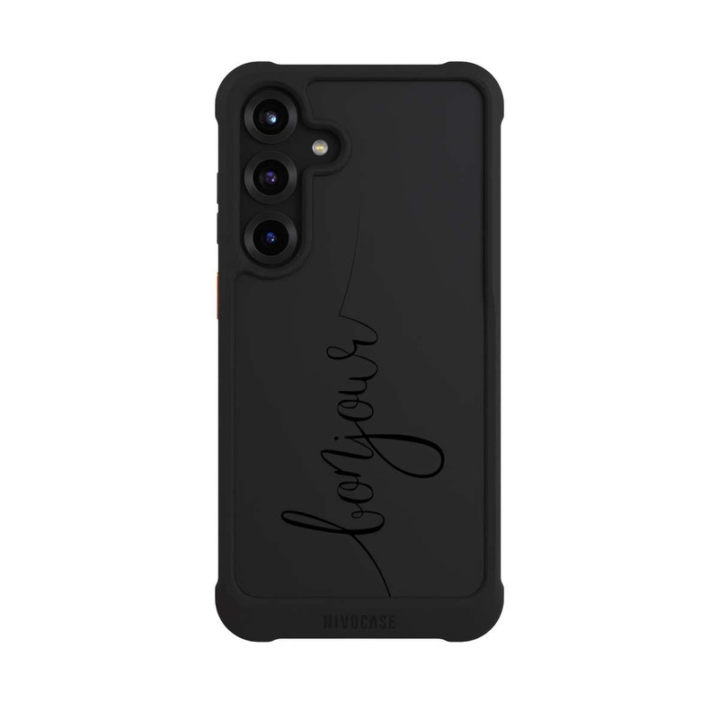 Galaxy S25 + NIVOmax Bonjour Noir sans Fond