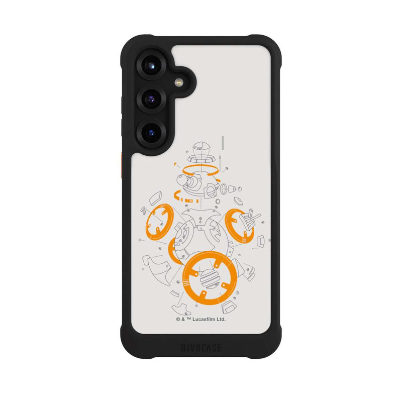 Galaxy S25 + NIVOmax BB8 Explosionszeichung - StarWars 8