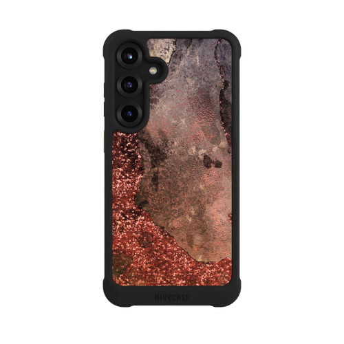 Samsung Galaxy S25+  NIVOmax Brown Glitter Marble Look
