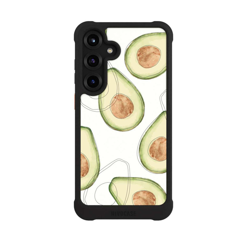 Galaxy S25 + NIVOmax Avocado-Muster