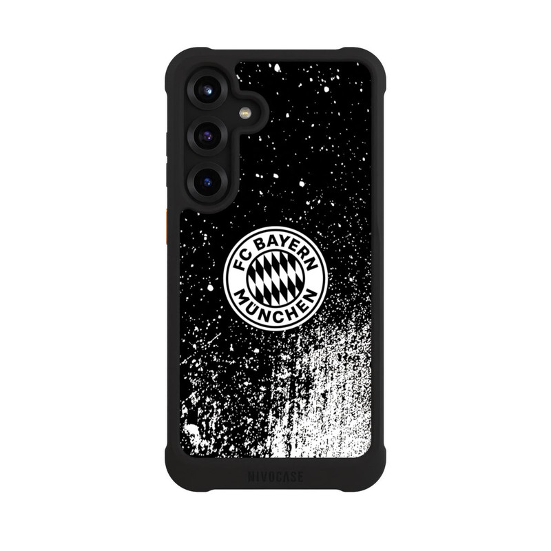 Galaxy S25 + NIVOmax Splatter Schwarz - FCB