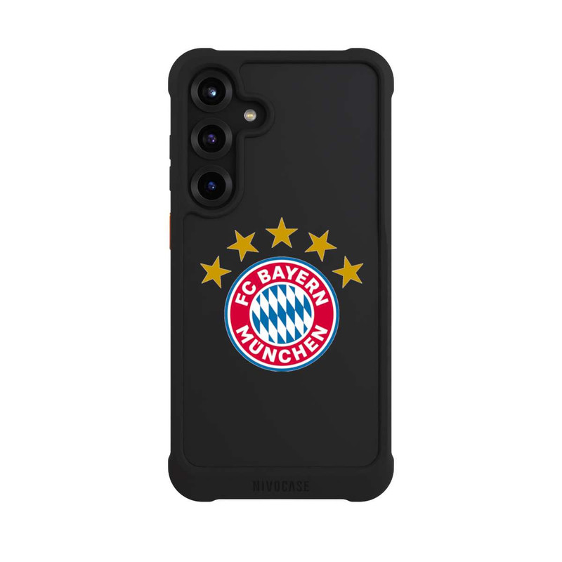 Galaxy S25 + NIVOmax FCB Logo with stars - transparent
