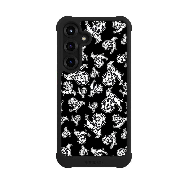 Galaxy S25 + NIVOmax Black and Grey Pattern 1.FC
