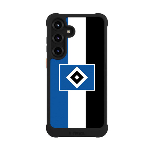 Samsung Galaxy S25+  NIVOmax HSV Streifen - Blau-Weiß-Schwarz
