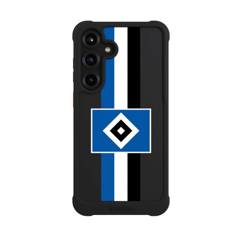 Samsung Galaxy S25+  NIVOmax HSV Streifen - Blau-Weiß-Schwarz - ohne Hintergrund
