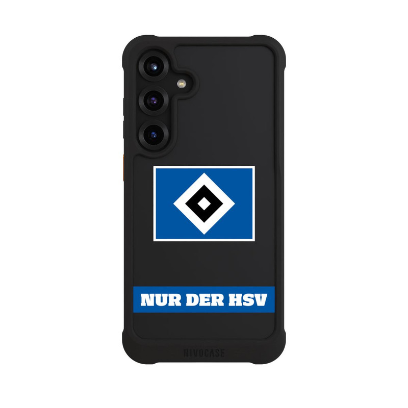 Galaxy S25 + NIVOmax Nur der HSV bleu - sans fond