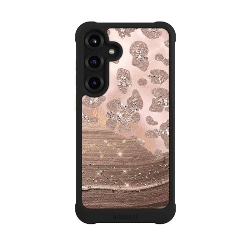 Samsung Galaxy S25+  NIVOmax Silver Leopard Glitterlook