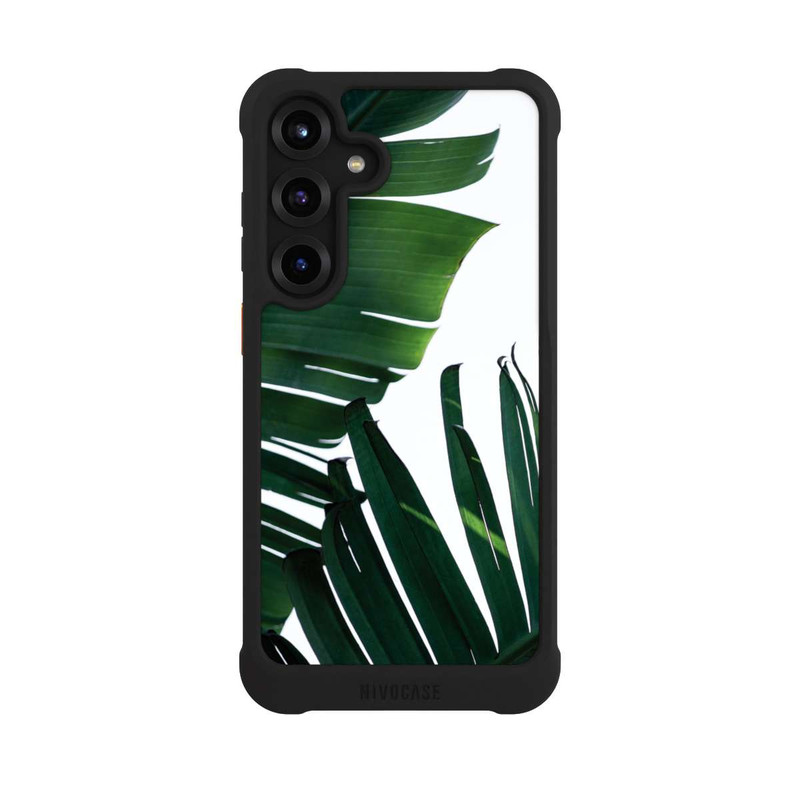 Galaxy S25 + NIVOmax Feuilles de palmier 1