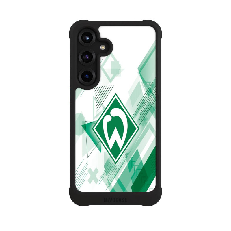 Galaxy S25 + NIVOmax Weiße Grafikelemente - Werder Bremen