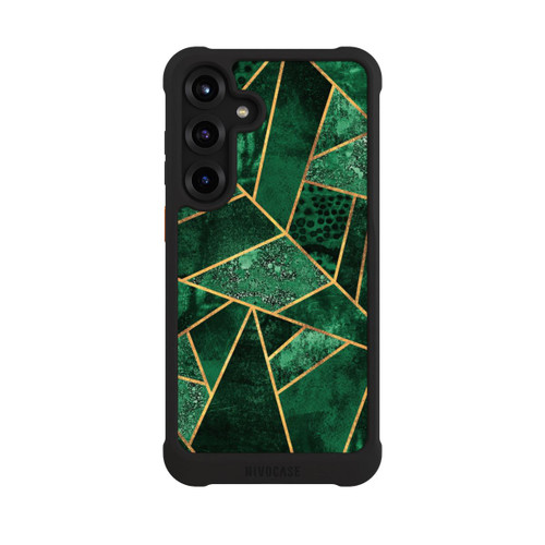 Samsung Galaxy S25+  NIVOmax Tief Smaragdgrün Golddruck