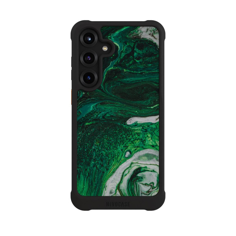 Galaxy S25 + NIVOmax Green oil texture