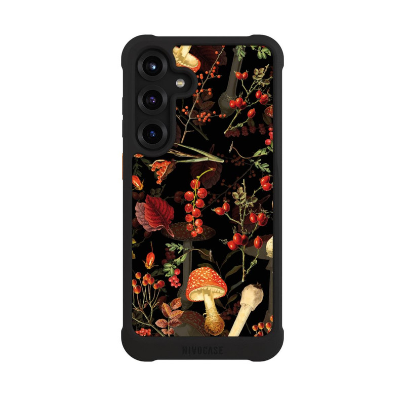Galaxy S25 + NIVOmax Pilzmuster Schwarz