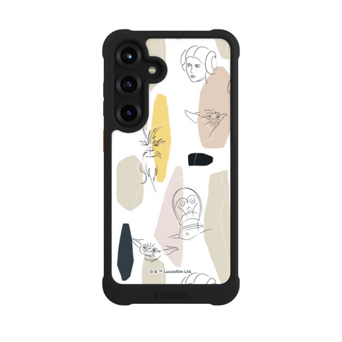 Samsung Galaxy S25+  NIVOmax Helle Seite Line Art