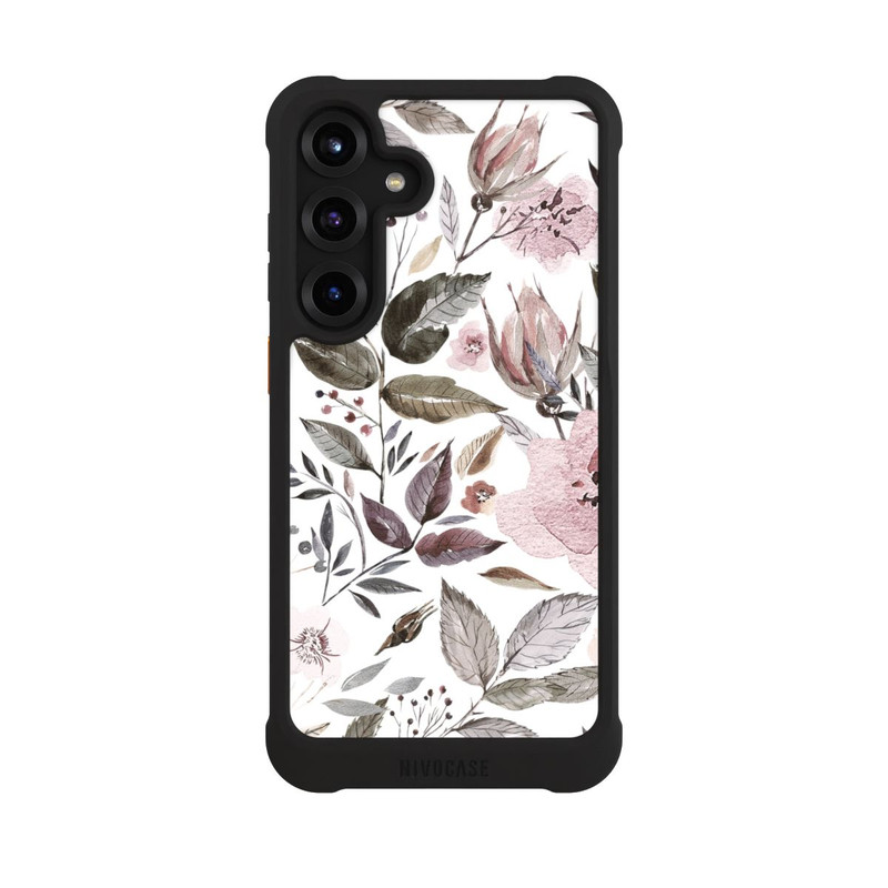 Galaxy S25 + NIVOmax Aquarell braune Rosenblüten