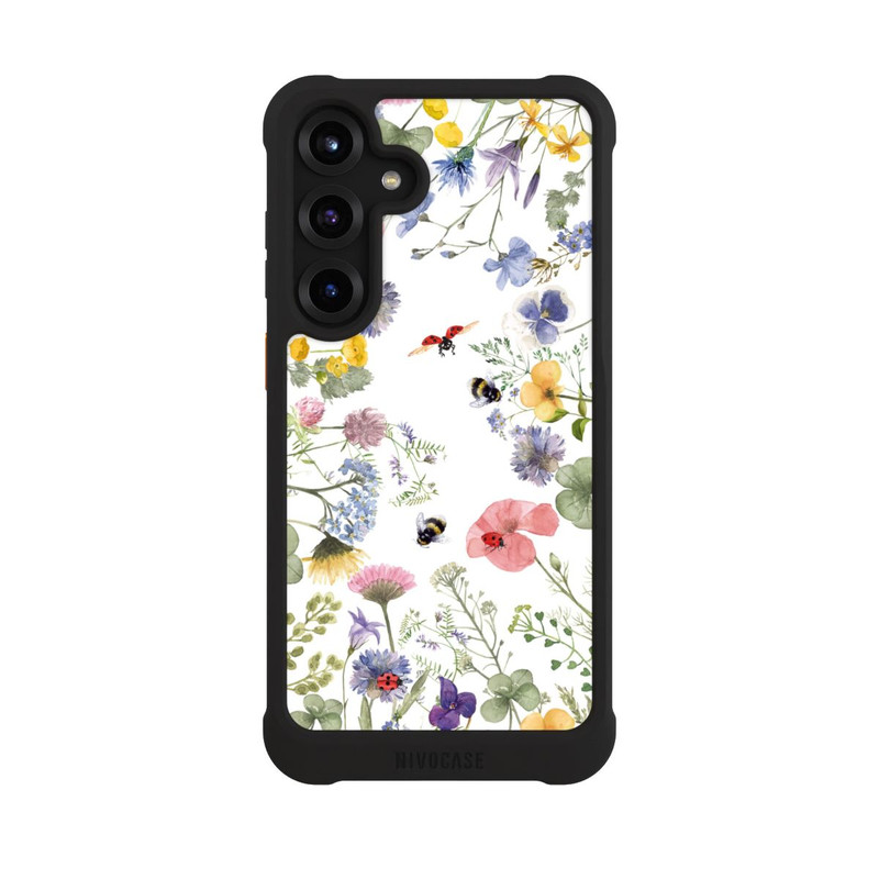 Galaxy S25 + NIVOmax Fleurs Printanières et Abeilles