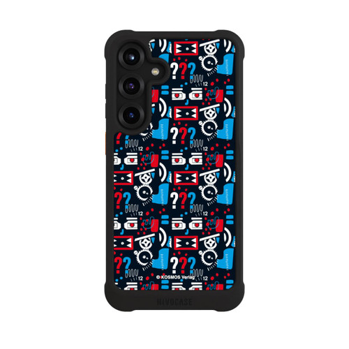Samsung Galaxy S25+  NIVOmax Drei Fragezeichen Wildes Muster