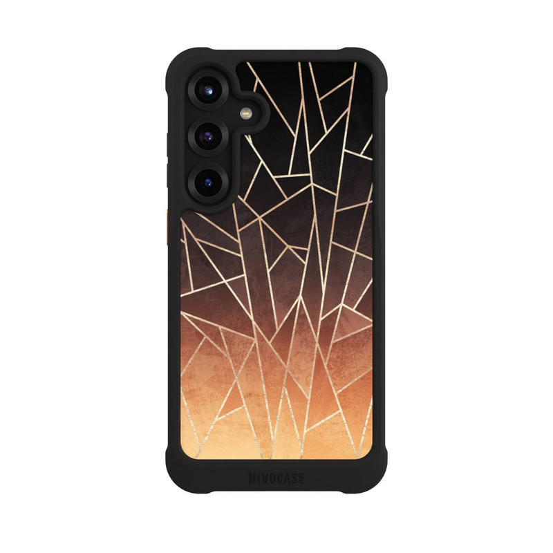 Galaxy S25 + NIVOmax Zerschmetterter Farbverlauf