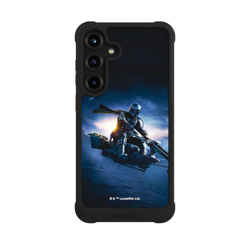 Galaxy S25 + NIVOmax Der fliegende Mandalorianer