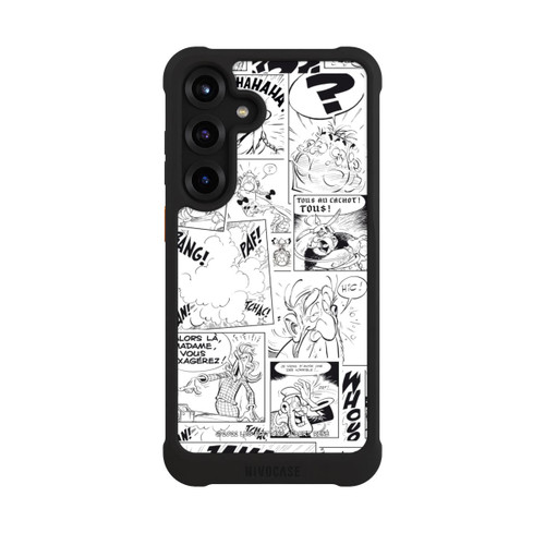 Samsung Galaxy S25+  NIVOmax Asterix Comic Schwarz und Weiß