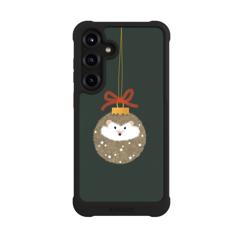 Galaxy S25 + NIVOmax hérisson de Noël