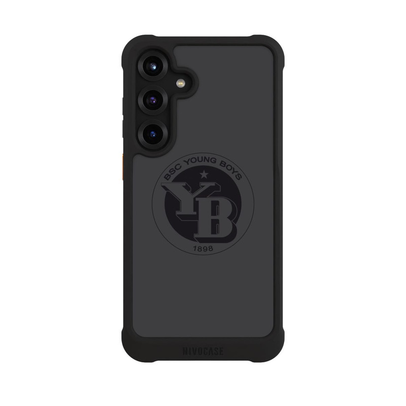 Galaxy S25 + NIVOmax BSC YB Logo Grau