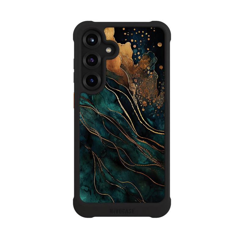 Galaxy S25 + NIVOmax Or et vert