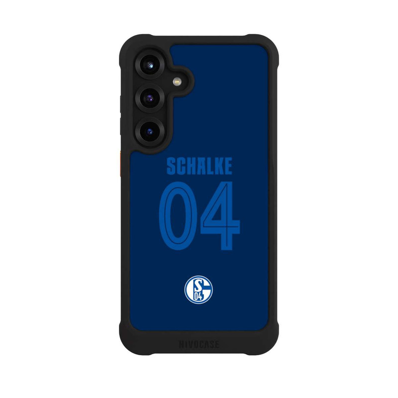 Galaxy S25 + NIVOmax Schalke 04 Dunkelblau
