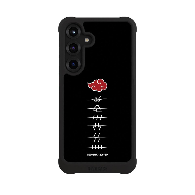 Galaxy S25 + NIVOmax Akatsuki Member Symbols Black