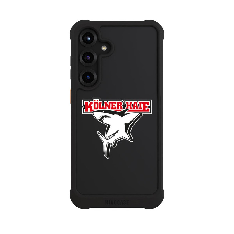Galaxy S25 + NIVOmax Kölner Haie Logo Transparent