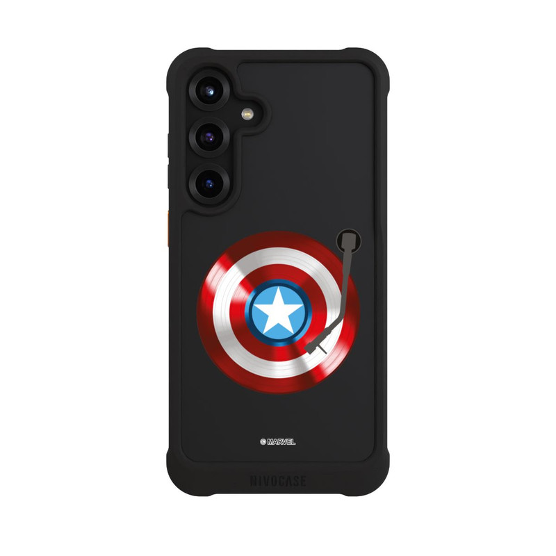 Galaxy S25 + NIVOmax Capitan American Shield Marvel