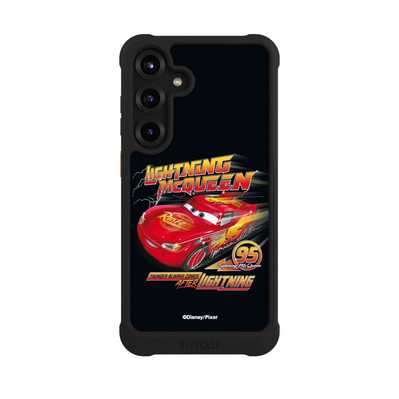 Galaxy S25 + NIVOmax Cars Lightning McQueen Thunder Always Comes After Lightning