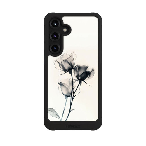 Samsung Galaxy S25+  NIVOmax Schwarze Blume