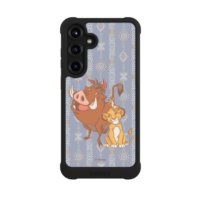 Galaxy S25 + NIVOmax Simba Timon und Pumbaa