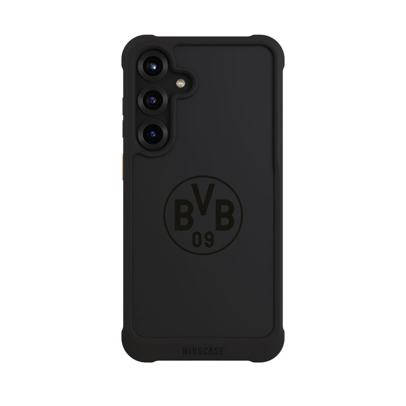 Galaxy S25 + NIVOmax BVB Logo Schwarz Transparent