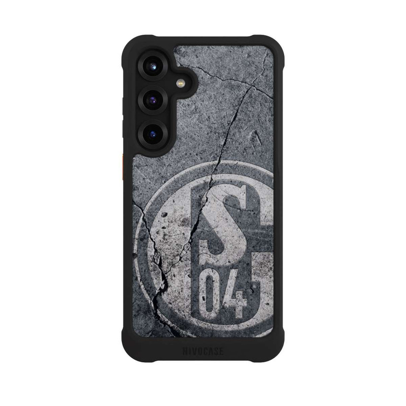 Galaxy S25 + NIVOmax Schalke 04 Beton Look
