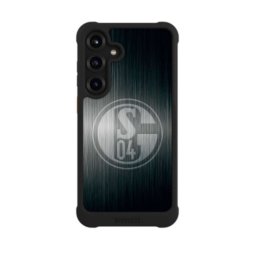 Samsung Galaxy S25+  NIVOmax Schalke 04 Metall Look