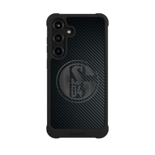 Samsung Galaxy S25+  NIVOmax Schalke 04 Carbon Look