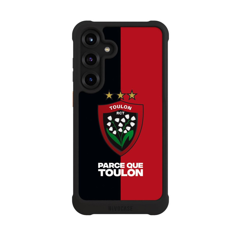 Galaxy S25 + NIVOmax RCT Logo Red Black