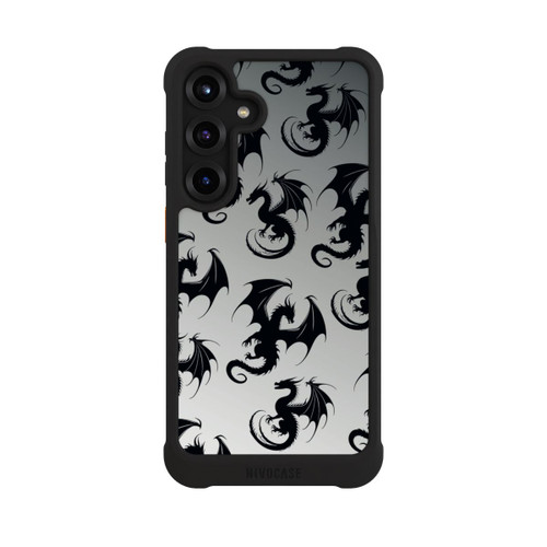 Samsung Galaxy S25+  NIVOmax Dragon Pattern Grey