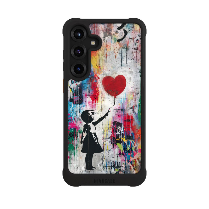 Galaxy S25 + NIVOmax Balloon Girl Colorful