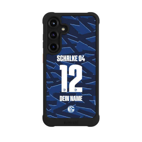 Samsung Galaxy S25+  NIVOmax Schalke 04 Trikot Personalisierbar 25-26